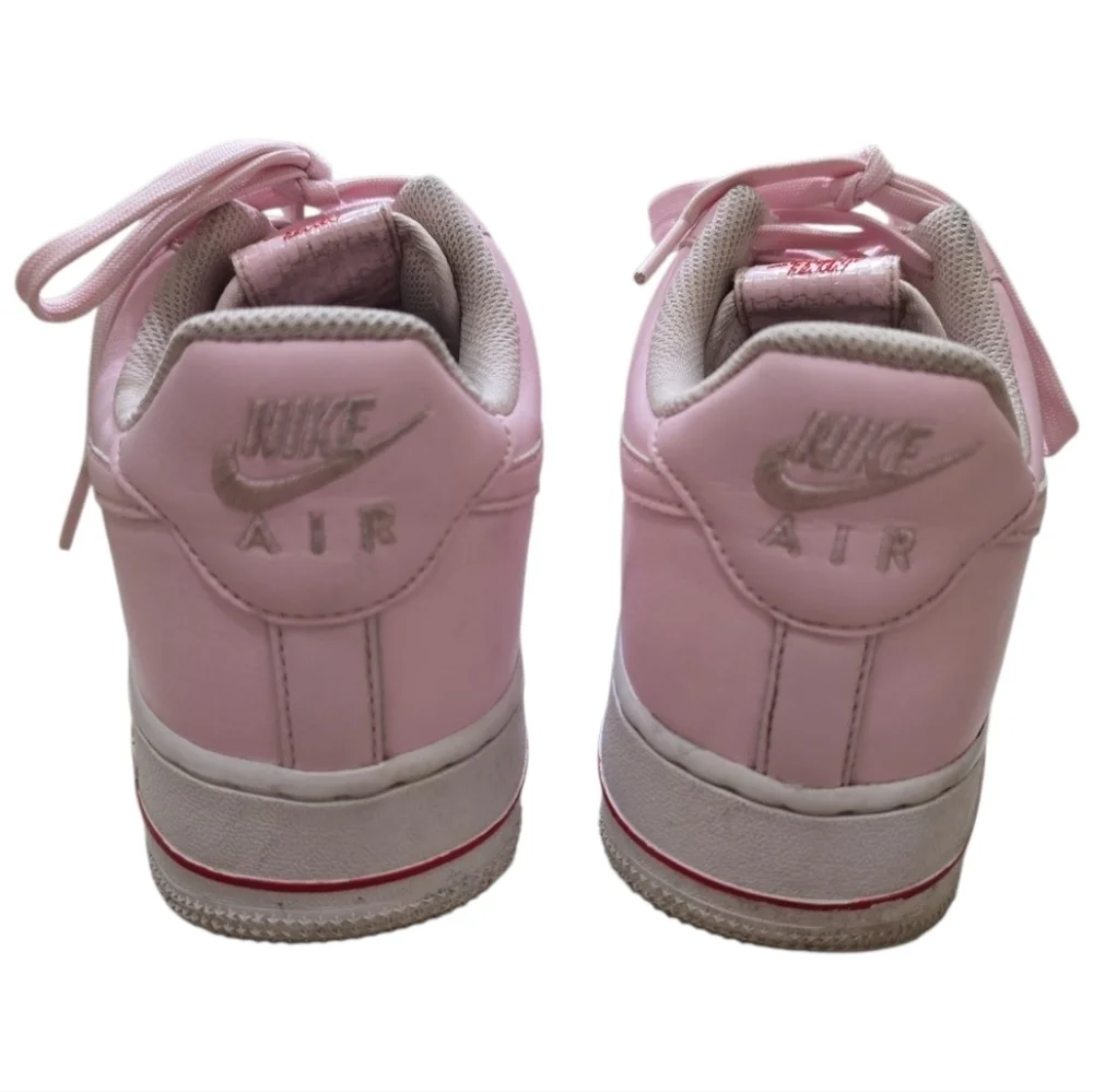 The Nike Air Force 1 Low Rose Pink Men's 10 Pink White Red